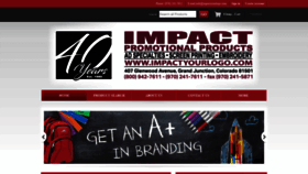 What Impactyourlogo.com website looked like in 2020 (3 years ago)
