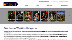 What Impuls-magazin.at website looked like in 2020 (3 years ago)