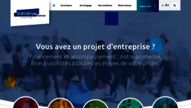 What Initiative-france.fr website looked like in 2020 (3 years ago)