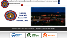 What Ibew972.com website looked like in 2020 (3 years ago)