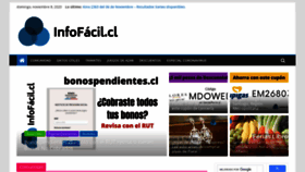 What Infofacil.cl website looked like in 2020 (3 years ago)