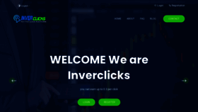 What Inverclicks.com website looked like in 2020 (3 years ago)