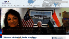 What Iaccindia.com website looked like in 2020 (3 years ago)
