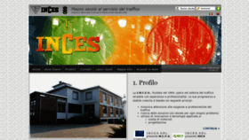 What Inces.it website looked like in 2020 (3 years ago)