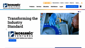 What Inorganicventures.com website looked like in 2020 (3 years ago)