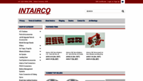 What Intairco.net website looked like in 2020 (3 years ago)