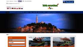 What Istria-excursions.com website looked like in 2020 (3 years ago)