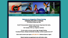 What Integrativefitnessnursing.com website looked like in 2020 (3 years ago)