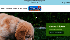 What Inbloomstickers.com website looked like in 2020 (3 years ago)