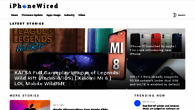 What Iphonewired.com website looked like in 2020 (3 years ago)