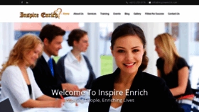 What Inspireenrich.com website looked like in 2020 (3 years ago)