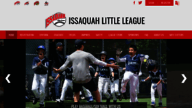 What Issaquahlittleleague.org website looked like in 2020 (3 years ago)