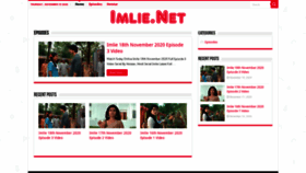 What Imlie.net website looked like in 2020 (3 years ago)