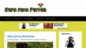 What Imagenesderopaparaperros.com website looked like in 2020 (3 years ago)