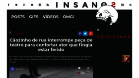 What Insanos.com.br website looked like in 2020 (3 years ago)