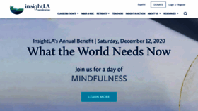 What Insightla.org website looked like in 2020 (3 years ago)