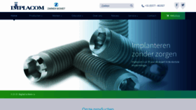 What Implacom.nl website looked like in 2020 (3 years ago)