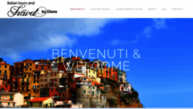 What Italiantoursbydiana.com website looked like in 2020 (3 years ago)