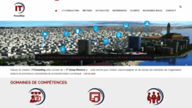 What Itconsulting.ma website looked like in 2020 (4 years ago)