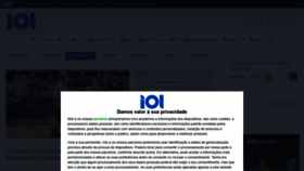 What Iol.pt website looked like in 2020 (3 years ago)