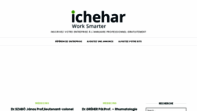 What Ichehar.com website looked like in 2020 (3 years ago)