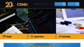 What Idmi.net website looked like in 2020 (3 years ago)