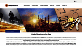 What Istanbulapartmentsforsale.com website looked like in 2020 (3 years ago)