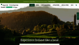 What Irishtourism.com website looked like in 2020 (3 years ago)