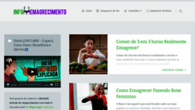 What Infoemagrecimento.com website looked like in 2020 (3 years ago)
