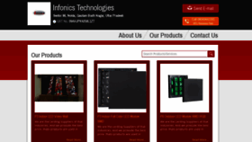 What Infonicstechnologies.com website looked like in 2020 (3 years ago)