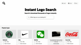 What Instantlogosearch.com website looked like in 2020 (3 years ago)