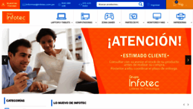 What Infotec.com.pe website looked like in 2020 (3 years ago)