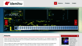 What Idemitsu-chemicals.de website looked like in 2020 (3 years ago)