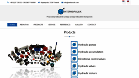 What Interhidraulik.com website looked like in 2020 (3 years ago)