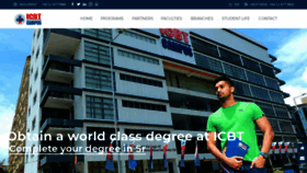 What Icbt.lk website looked like in 2020 (3 years ago)