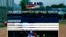 What Islandslowpitch.com website looked like in 2020 (3 years ago)
