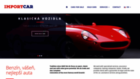 What Import-car.cz website looked like in 2020 (3 years ago)