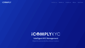 What Icomplykyc.com website looked like in 2020 (3 years ago)