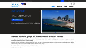 What Israelvisa-uganda.com website looked like in 2020 (3 years ago)