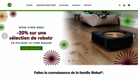 What Irobot.fr website looked like in 2020 (3 years ago)