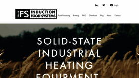 What Inductionfoodsystems.com website looked like in 2020 (3 years ago)