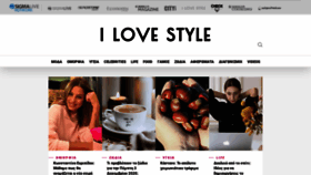 What Ilovestyle.com website looked like in 2020 (3 years ago)