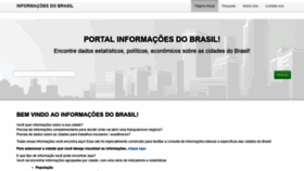 What Informacoesdobrasil.com.br website looked like in 2020 (3 years ago)