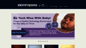 What Identifythesigns.org website looked like in 2020 (4 years ago)