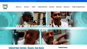 What Islandeyeguam.com website looked like in 2020 (3 years ago)