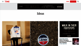 What Ideas.time.com website looked like in 2020 (3 years ago)