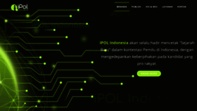 What Ipol.id website looked like in 2020 (3 years ago)