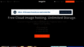 What Imgpile.com website looked like in 2020 (3 years ago)
