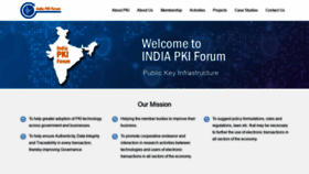 What Indiapki.org website looked like in 2020 (3 years ago)