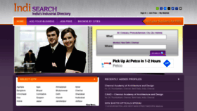 What Indisearch.com website looked like in 2020 (3 years ago)